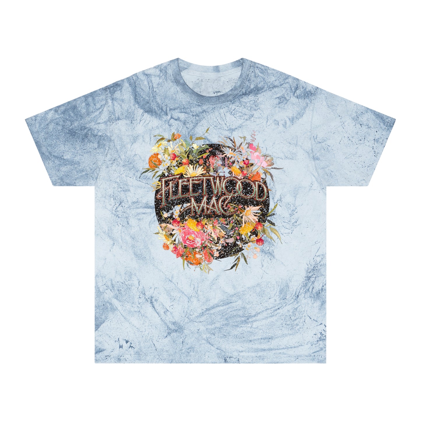 Vintage Distressed Fleetwood Mac Tribute Unisex Color Blast T-Shirt