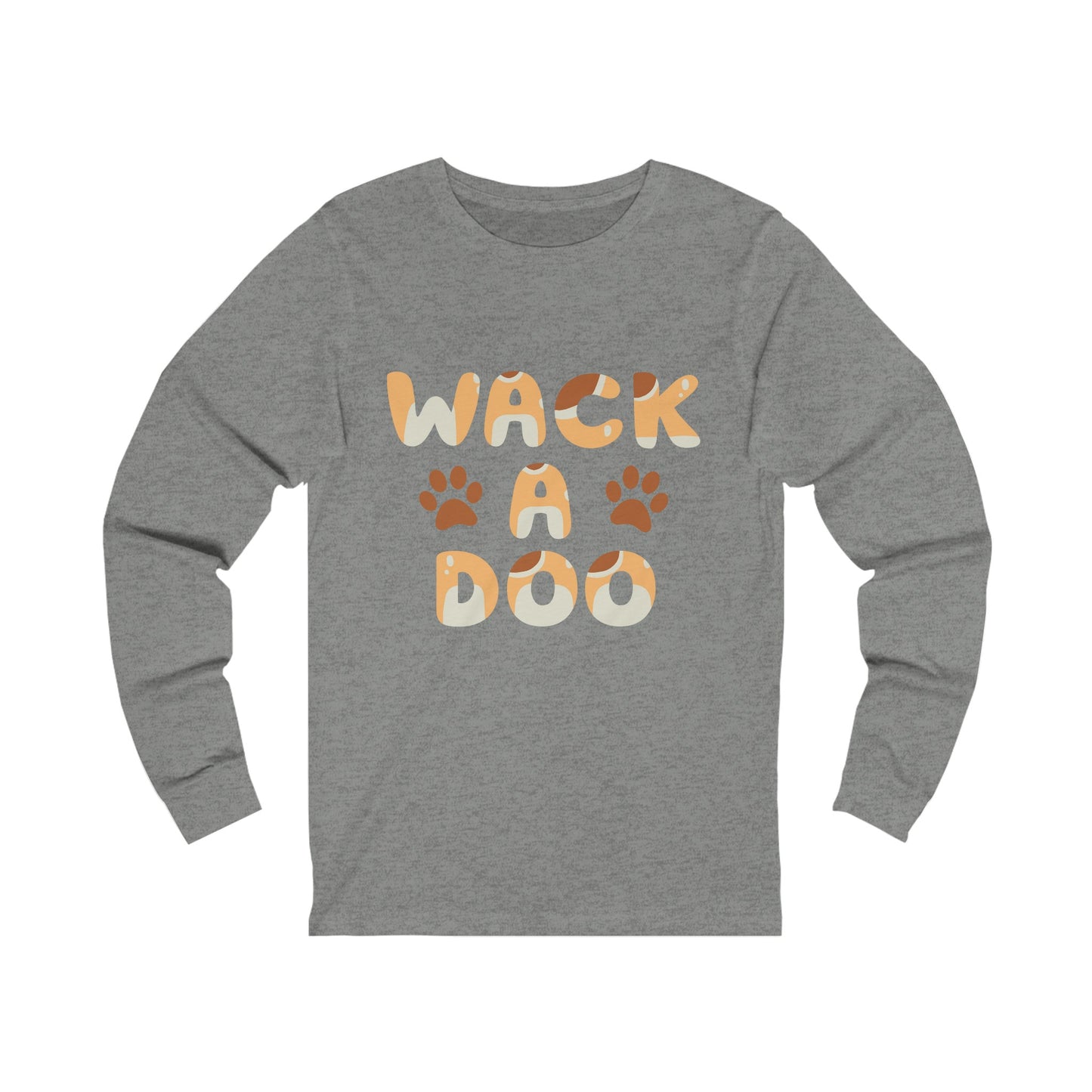 WACK-A-DOO Bluey Inspired Bluey Mom Unisex Fit Jersey Soft Long Sleeve Tee