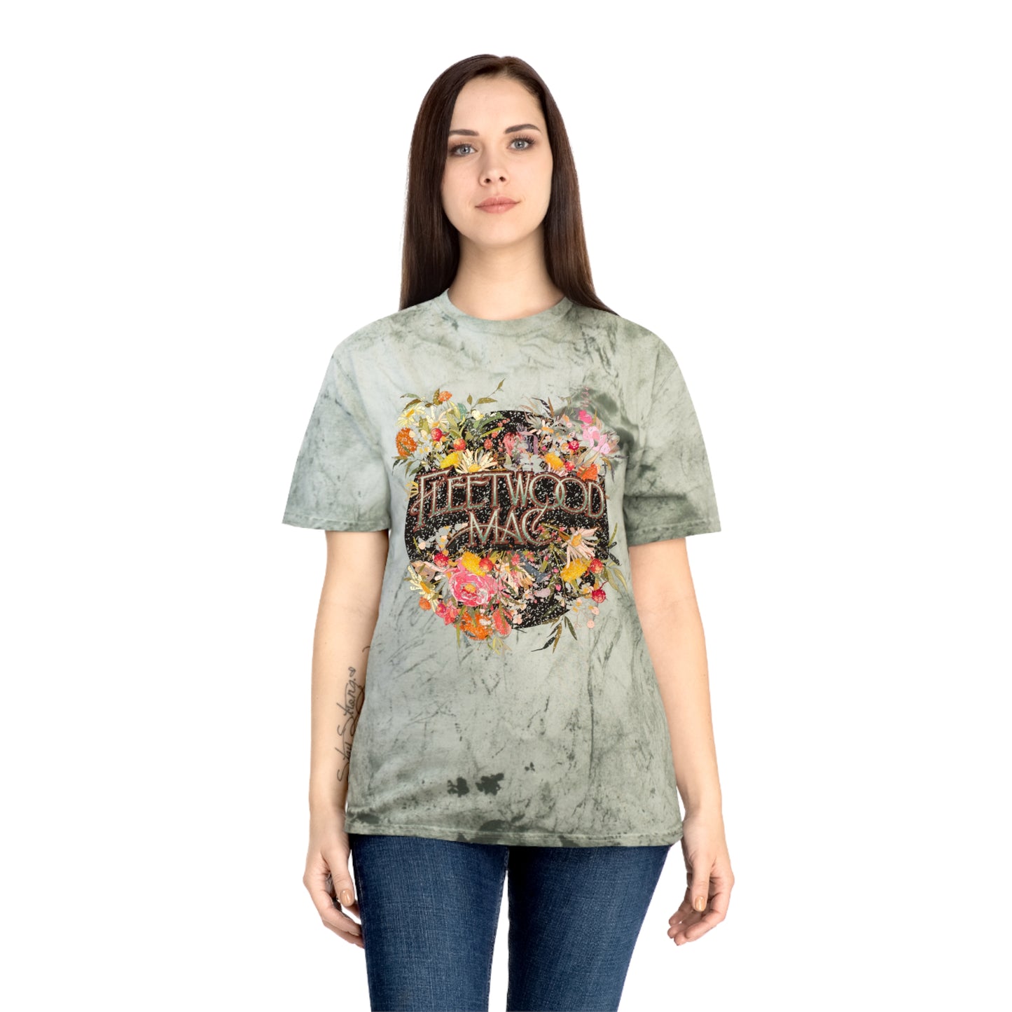 Vintage Distressed Fleetwood Mac Tribute Unisex Color Blast T-Shirt