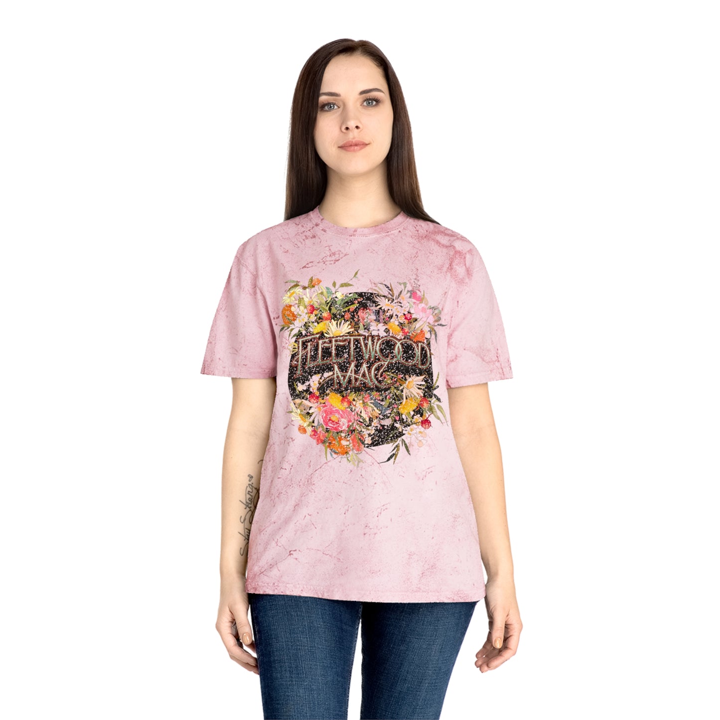 Vintage Distressed Fleetwood Mac Tribute Unisex Color Blast T-Shirt