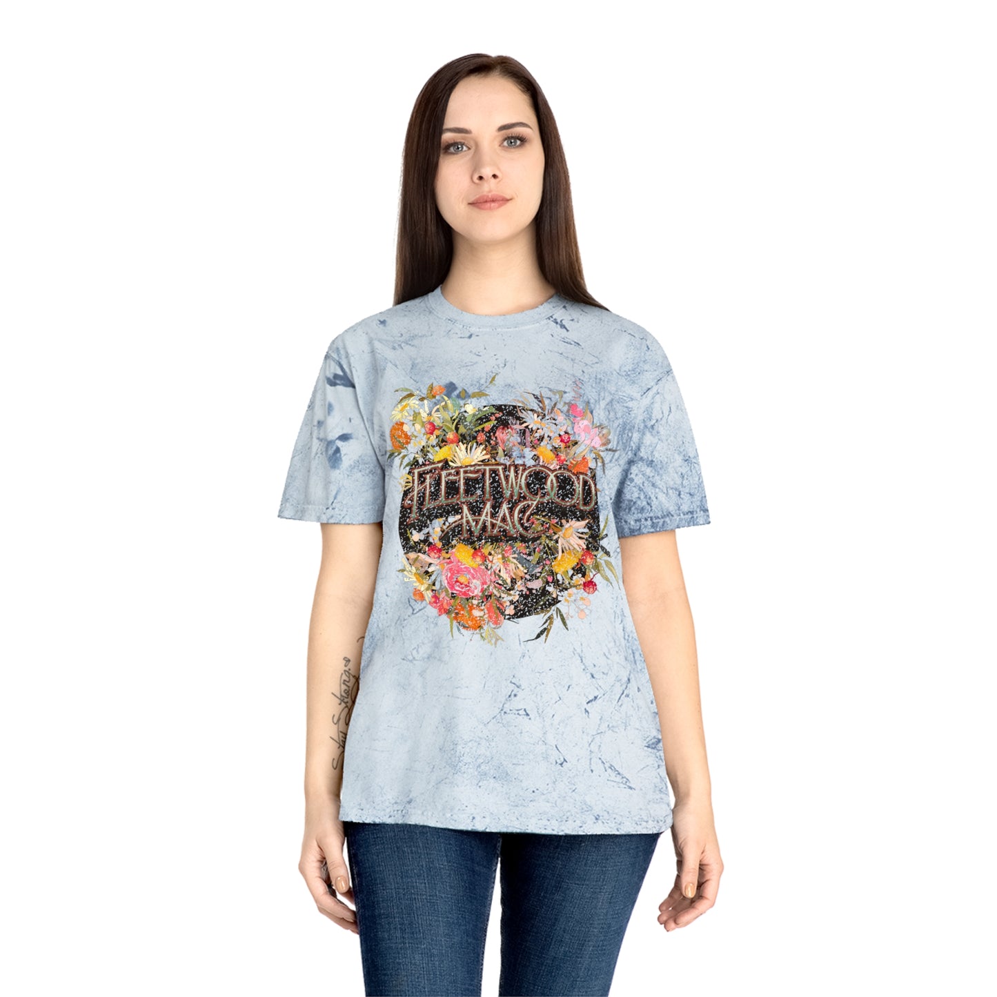 Vintage Distressed Fleetwood Mac Tribute Unisex Color Blast T-Shirt